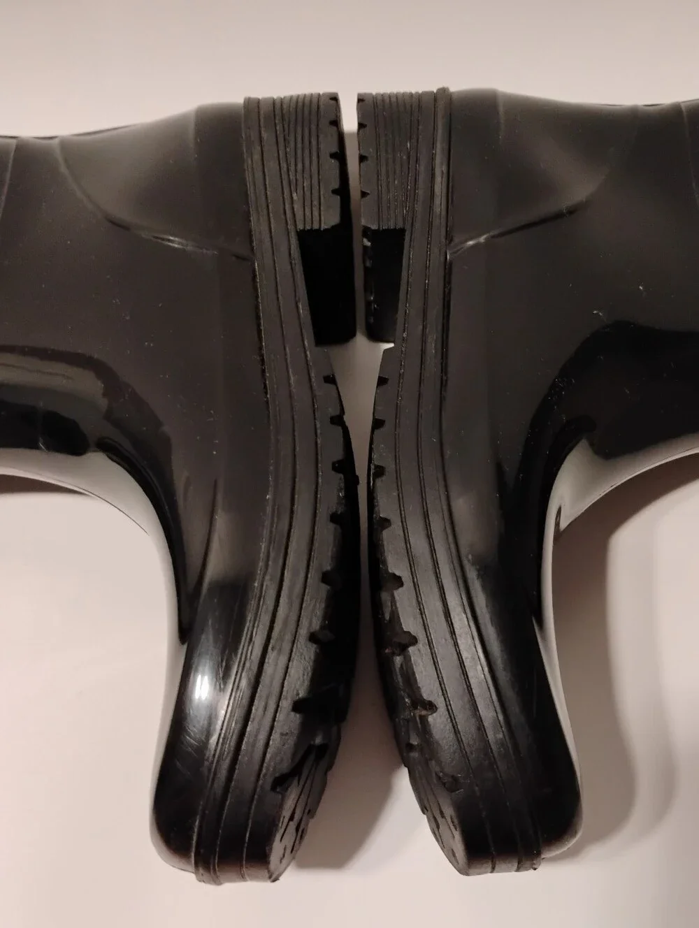 Sohne Rain Boots Rubbery Waterproof Plaid Cuff All Year Wellies Black Pink 9